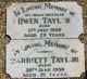 Taylor, Owen and Harriett nee March